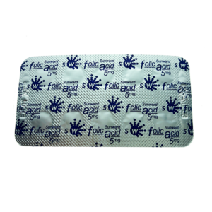 Sunward Folic Acid 5mg Tablet