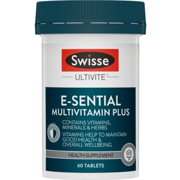 Swisse Ultivite E-Sential Multivitamin Plus Tablet 60s