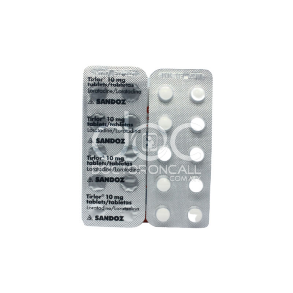 Tirlor 10mg Tablet loratadine non-drowsy antihistamine for allergy and runny nose | DoctorOnCall Malaysia