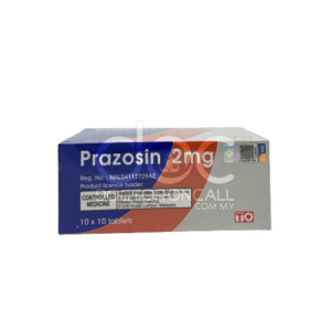TO Prazosin 2mg Tablet - 100s