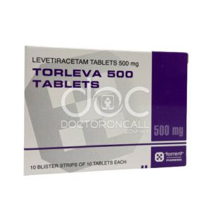 Torleva 500mg Tablet levetiracetam anticonvulsant for epilepsy and seizure control | DoctorOnCall Malaysia