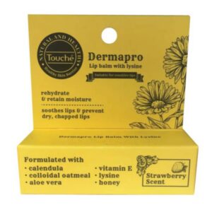 Touche Dermapro Lip Balm With Lysine - 4g