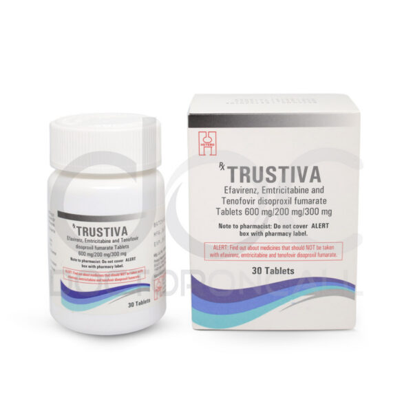 Trustiva Tablet efavirenz emtricitabine tenofovir fixed-dose antiretroviral for HIV treatment | DoctorOnCall Malaysia