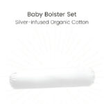 Tuya Silver Ion Infused Organic Cotton Baby Bolster Set (61cmx22cm)