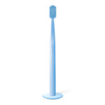 Ukiwi Natural Oral Care Macaron Ultra Wide Toothbrush (Blueberry) Blue