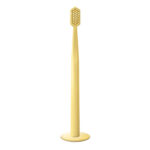 Ukiwi Natural Oral Care Macaron Ultra Wide Toothbrush (Kiwifruit) Yellow
