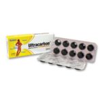 Ultracarbon 250mg Tablet activated charcoal for bloating, flatulence and digestive discomfort | DoctorOnCall Malaysia