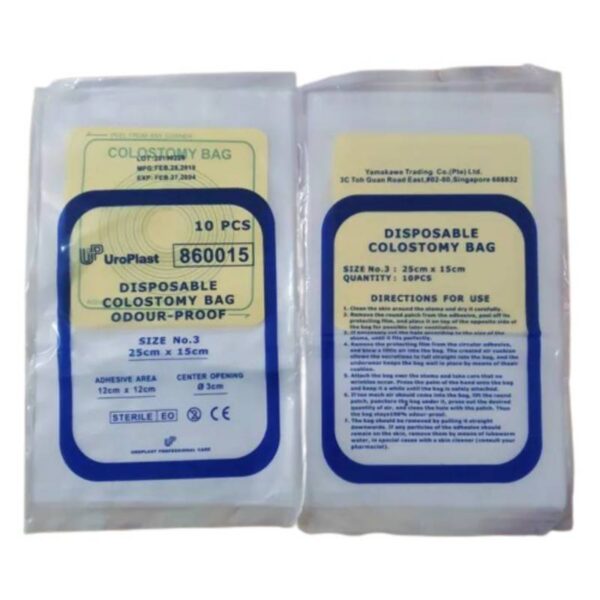 Uroplast Disposable Colostomy Bag
