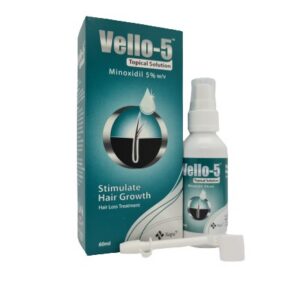 Vello-5 5% Topical Solution minoxidil for male and female pattern hair loss treatment | DoctorOnCall Malaysia
