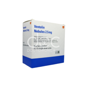 Ventolin 2.5 mg/2.5ml Nebules