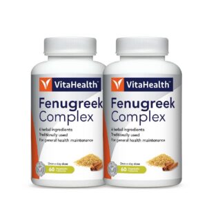 VitaHealth Fenugreek + Cinnamon Complex Capsule - 60s