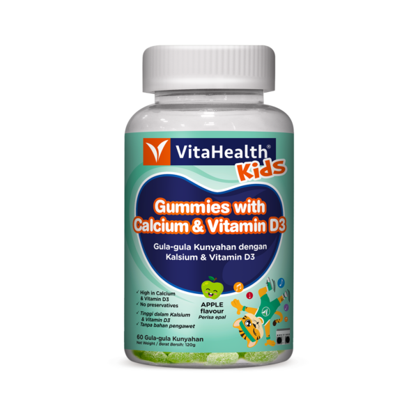 VitaHealth Kids Gummies with Calcium & Vitamin D3 Gummies 60s