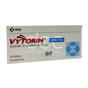 Vytorin 10/10mg Tablet - 10s