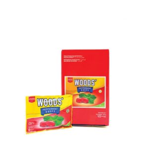 Woods Peppermint Drops Lozenges - Cherry - 6s