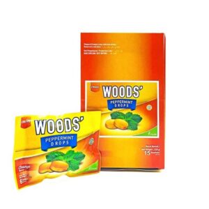 Woods Peppermint Drops Lozenges - Orange - 6s