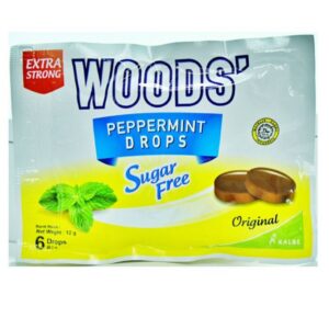 Woods Peppermint Drops Sugar Free Original Lozenges - 6s