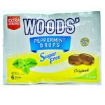 Woods Peppermint Drops Sugar Free Original Lozenges