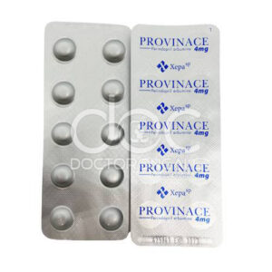 Xepa Provinace 4mg Tablet perindopril ACE inhibitor for hypertension and heart failure | DoctorOnCall Malaysia