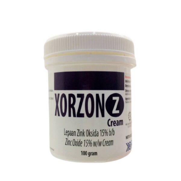 Xorzon Z Zinc Oxide Cream - Nappy Rash & Barrier Skin Protection Malaysia