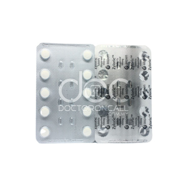 Zyloric 100mg Tablet allopurinol for gout prevention and high uric acid management | DoctorOnCall Malaysia