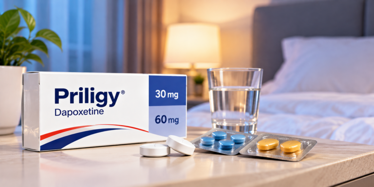 Priligy (Dapoxetine): Cara Ia Berfungsi, Kesan Sampingan & Pengambilan Bersama Viagra atau Cialis